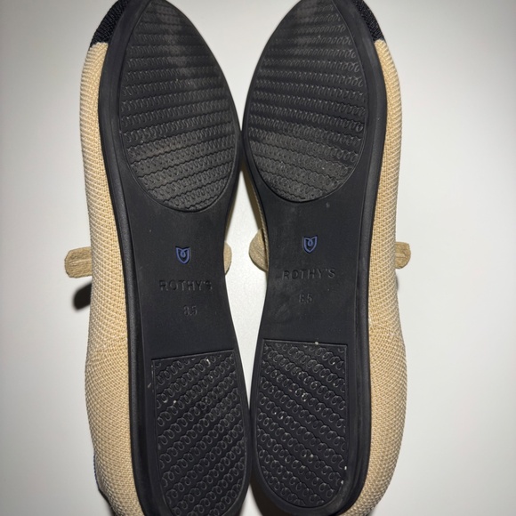 Rothy’s The Square Mary Jane – Cream Captoe - Picture 9 of 10